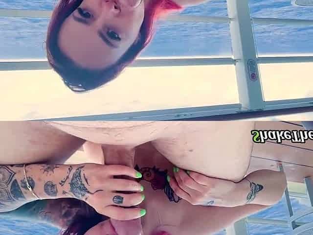 Shake the Snake - Amateur Sweetheart is Screwed by her Boyfriend on a Cruise