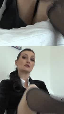 Strict Smelly Feet Sniffing with Step-stepmother, POV, JOI, Lady Victoria Valente