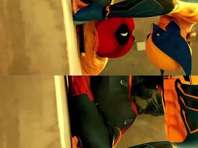 Deadpool vs Wolverine. Mad Raunchy Fight - MolIyredwolf