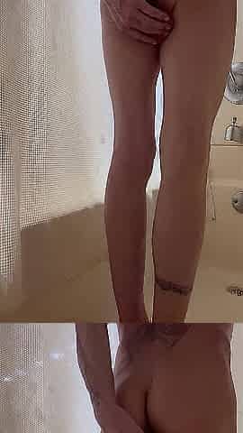 Fuckin my butt in shower
