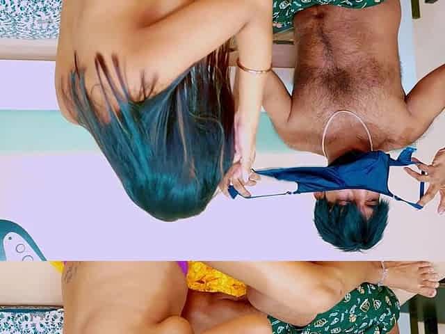 Indian Hot Bhabhi Masturbate Her Pussy in the Bedroom