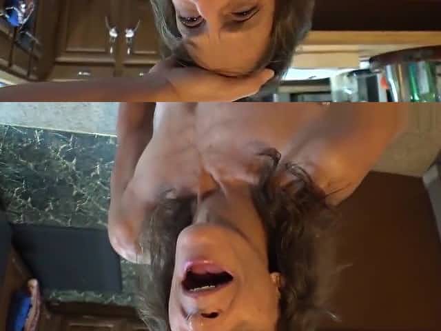 Poor Granny Gets Butt Fucked ANAL ABUSE