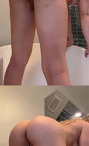 Onlyfans model (of_courseiwill) fingers her vagina and sits on your face