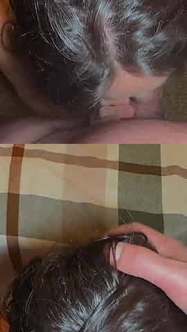 Blowjob First, Then Hard Doggy Fuck Until Deep Creampie Inside