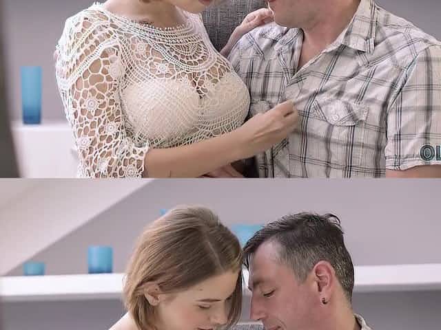 Passionate sex with an old gentleman
