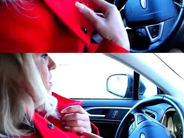 Amateur Blonde Blowjob handjob and cumshot