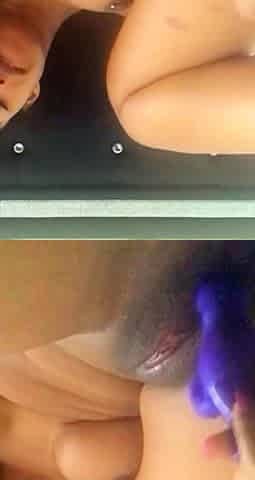 Big boobs milf masturbates with her dildo