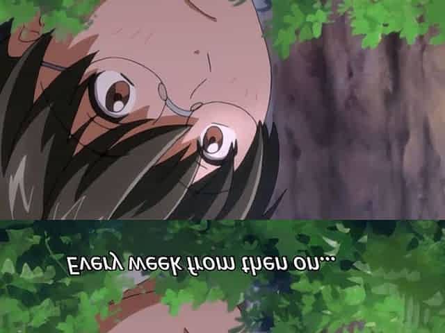 Public park anime slut drops panties for wet pussy play