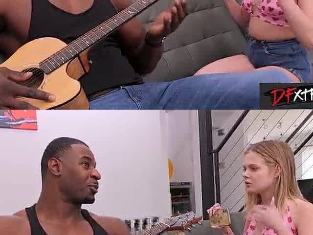 Roommate Can not Resist Coco Lovelocks Cute Feet on his Rod