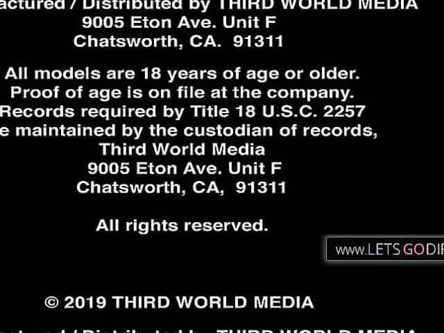 Concupiscent cutie screws her booty with a giant sex toy then gets twat banged by a monster ebony weenie