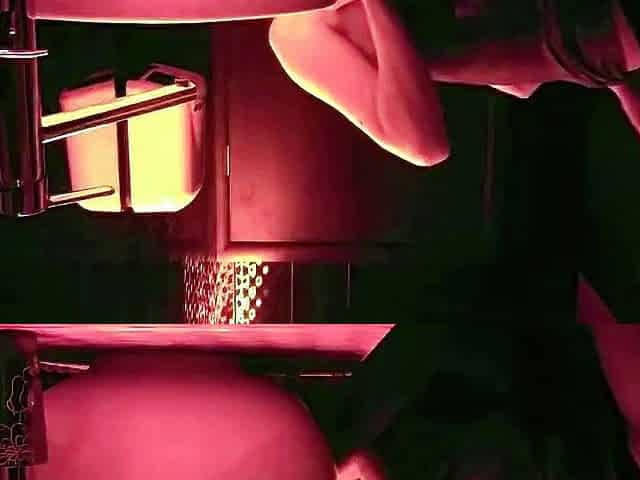 Rough Sex in the Club Bathroom with an 18-Year-Old Amateur