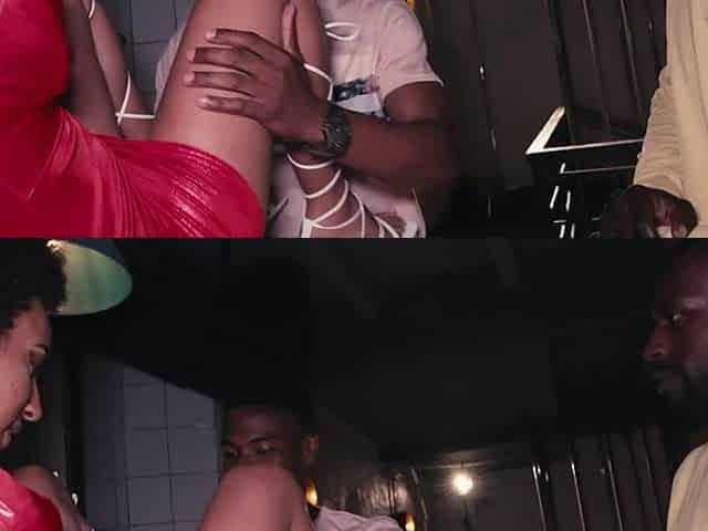 HARDWERK Luna Ebony Releases Taut Cunt Tension - TRIO IN THE CLUB