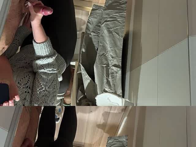 Risky Public - Naughty Girl Plays with Cock in the Middle of Clothing Store - Gets Rewarded Doggy in Changing Room
