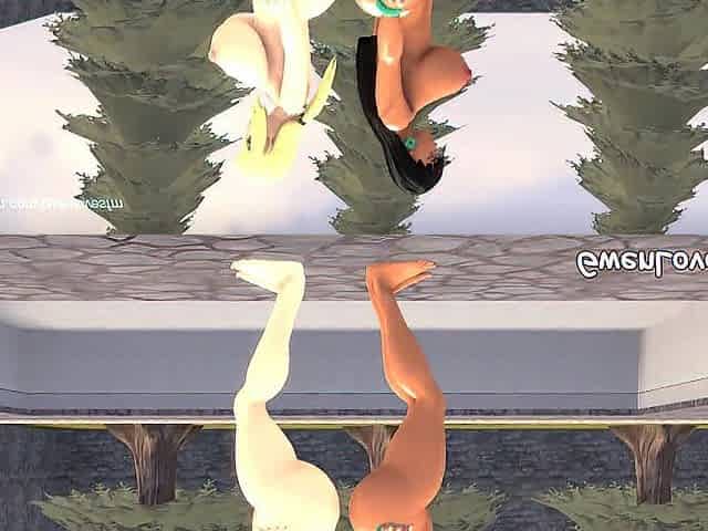 Chell & Tsunade - Frienship Dance (SFM Animation).(HD)