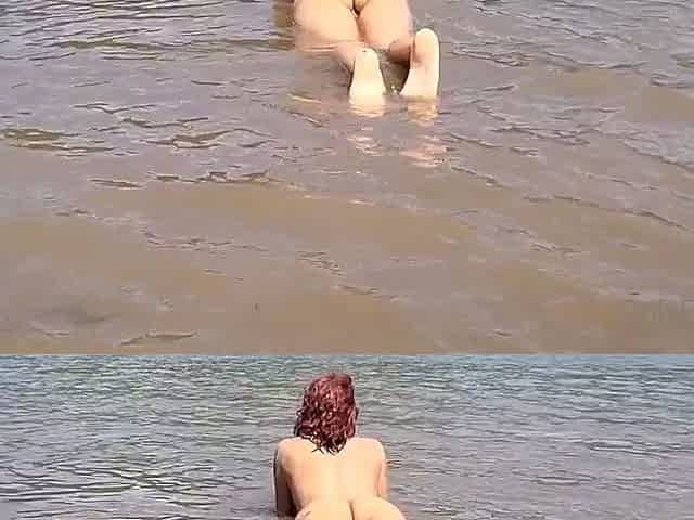 Amateur Outdoor Brunette Masturbates