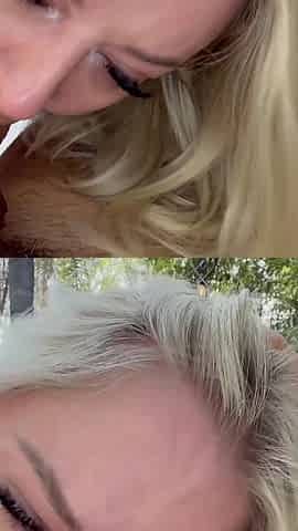 My POV with Blonde Hot Babe Lucky Kay Love