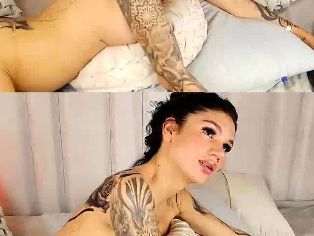 Sexy webcam brunette with big boobs