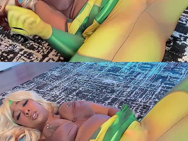 The Sexiest Squirting Touch me not (Rogue Cosplay)