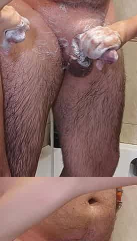 A Sexy MILF Washes Her Lovers' Cocks. Double Blowjob. Ep 30821
