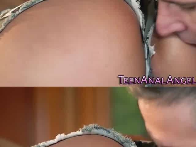 Teenager 18+ With Small Tits Gets Butt Fucked