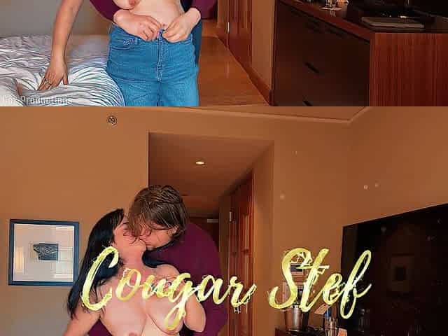 Hotwife lets stranger into hotel room and gives him head
