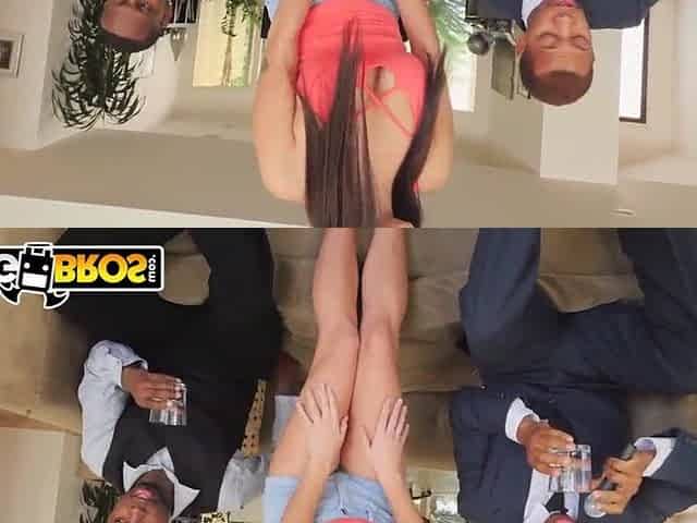 BANGBROS - Karlee Grey Wins Large, Takes On 2 Monsters of Penis!
