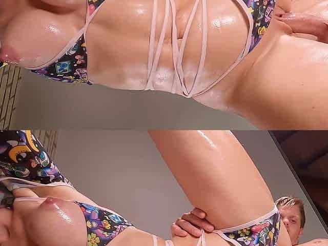 WEEET PUSSY SQUUUUUURTING while Dripping Big Double CUM