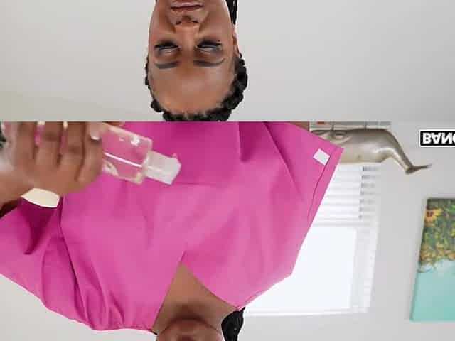 Curvy Busty Plump-assed Ebony Masseuse Tries Her Client's Massive BBC & Gets CIM