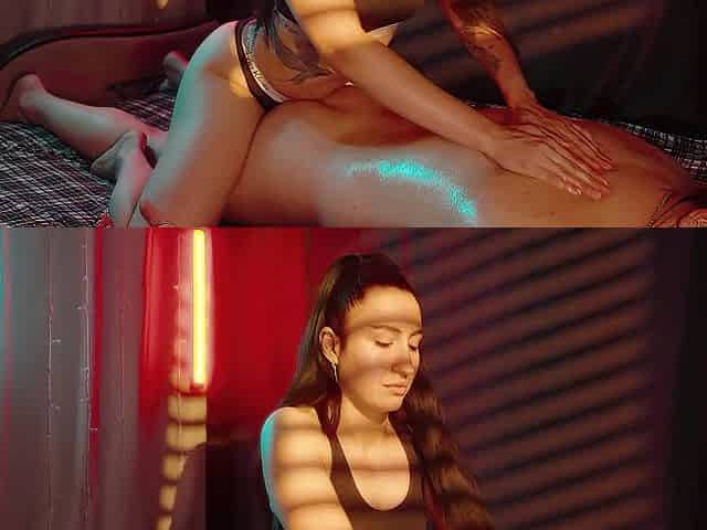 Happy Ending Massage in Underground Salon - Long-haired masseuse jerked me off!