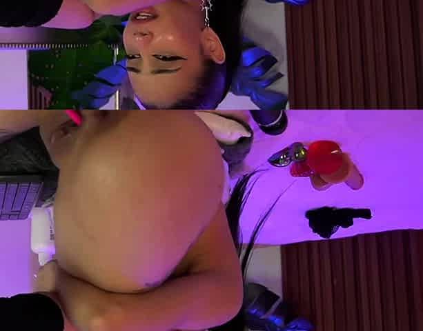 Cute amateur webcam teen girl toying pussy on webcam