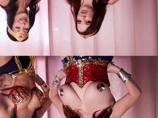Wonder Woman Needs Your Cum - Two Big Titty MILFs in a