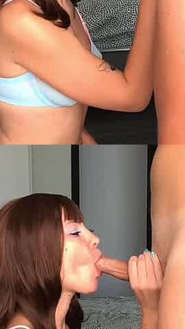 This Insatiable Bitch Took My Dick in All Her Holes and Got Cum on Her Face and Hair