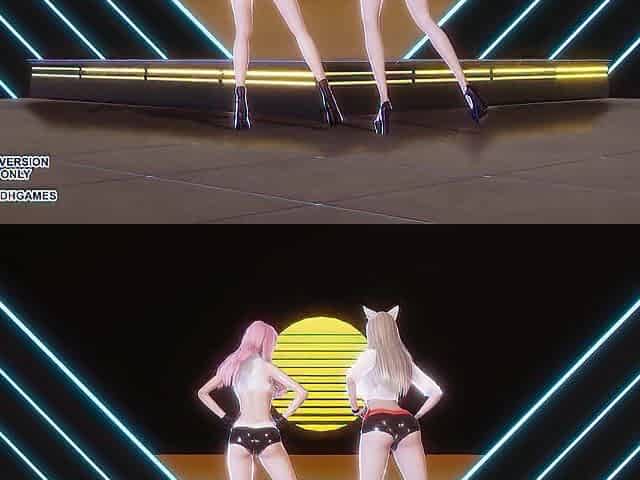 [MMD] BEAUTY CRUSH - Oppa, Do u Trust Me Hawt Kpop Dance Ahri Seraphine 4K Leauge Of Legends Comics
