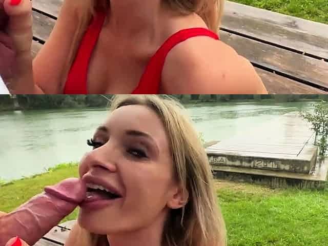 Curly Blonde Teen Records Solo Dildo Masturbation More at