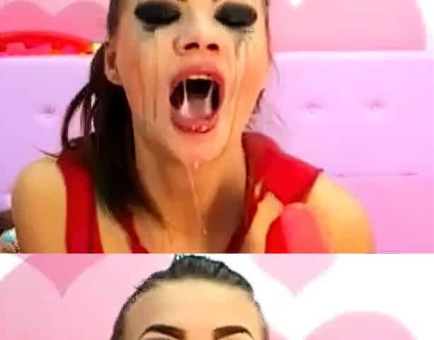 Crazy Deep Throat Webcam Girl Uses Sex Toys