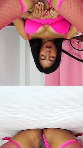 Toy Play in Pink Lingerie