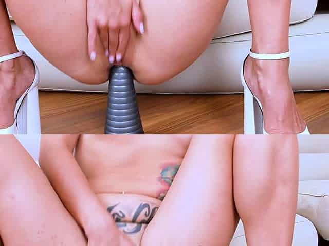 Hawt Cherry Jul and ally hardcore interracial anal threesome