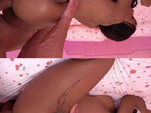 Lily Starfire wanted me to pound her snatch with my large penis in her sister's pink princess bedroom