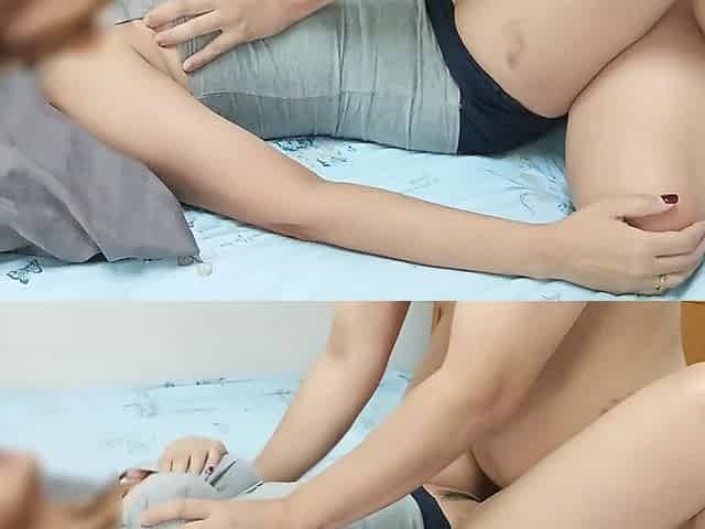 Horny Stepmom Enjoying Fucking