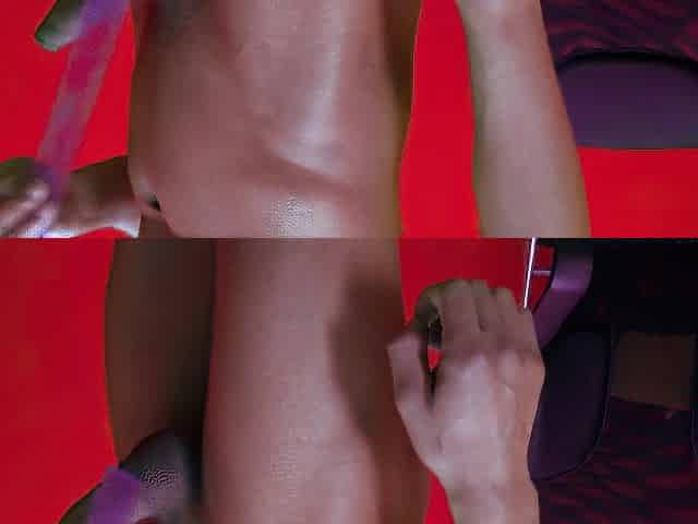 Azotando mi polla - Drubbing my penis