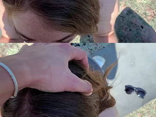 Amateur teen fucked outdoors