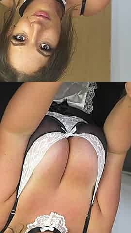 Maid Worships Your Penis and Testes