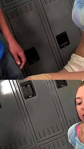 Teen Locker Room Fingering Seduction