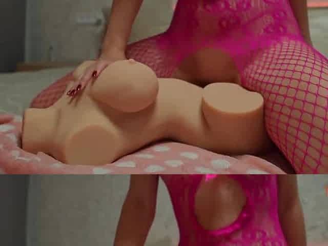 Stepsister Humping Tantaly Doll's Vagina and Groaning