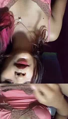 beautiful Indonesian teen masturbating