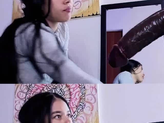 Sexy Latina Juicy Mouth Lots of Saliva