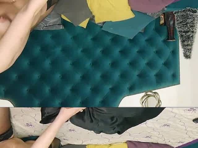 Masturbating in My Stockings