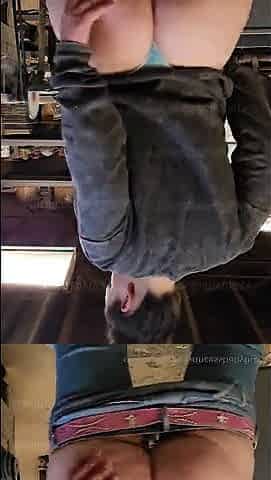Blonde emo amateur solo masturbation