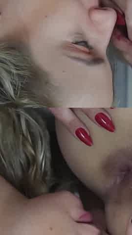 Licking Larissa's Ass and Inserting a Dildo to Increase the Sensations