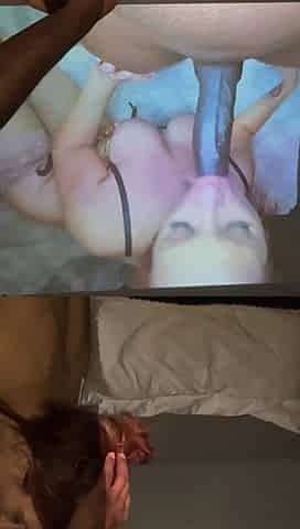 Sucking Dick While Watching Myself Suck Dick